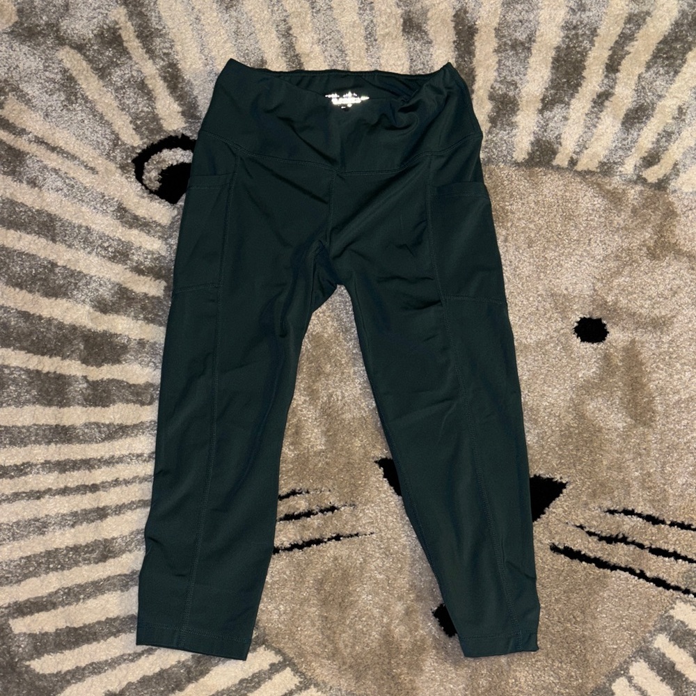 Yogalicious Teal Croppef Leggings